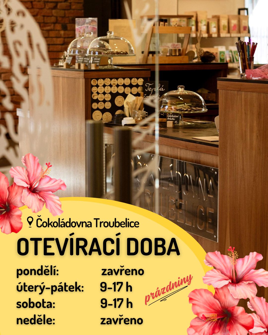 prazdniny oteviraci doba